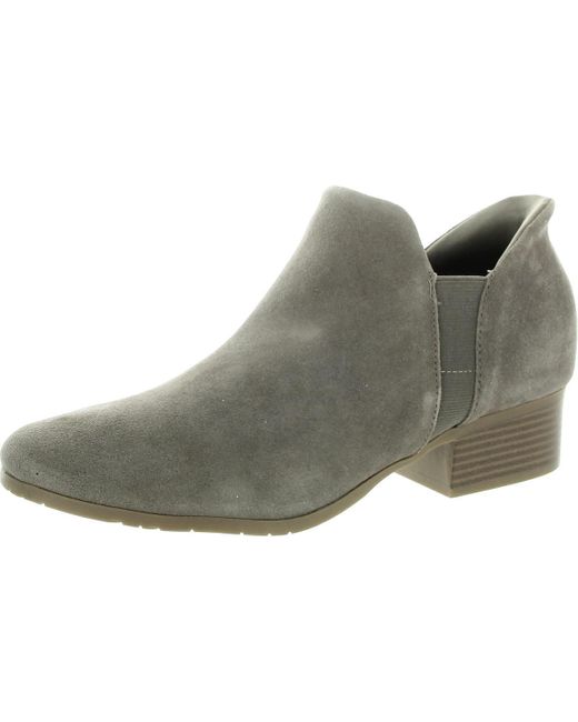 Kenneth Cole Green Block Heel Suede Shooties