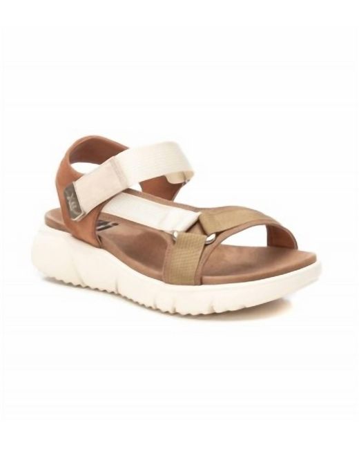 Xti Metallic Suede Sandals