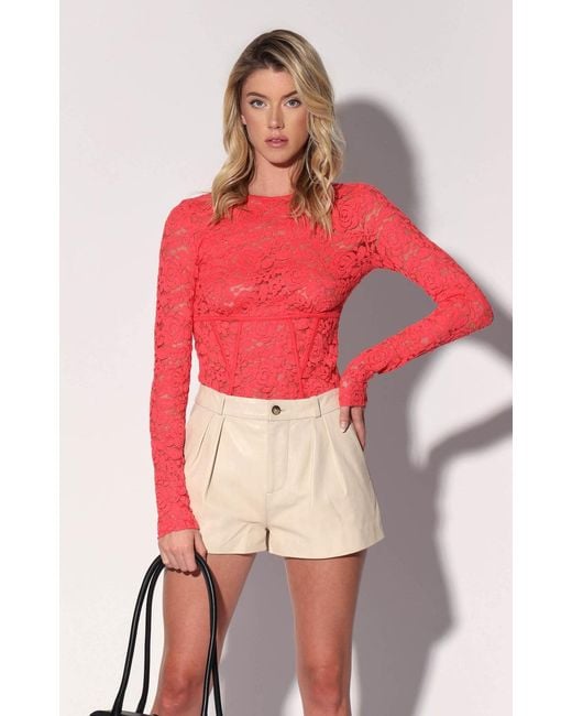 Walter Baker Red Ramone Short