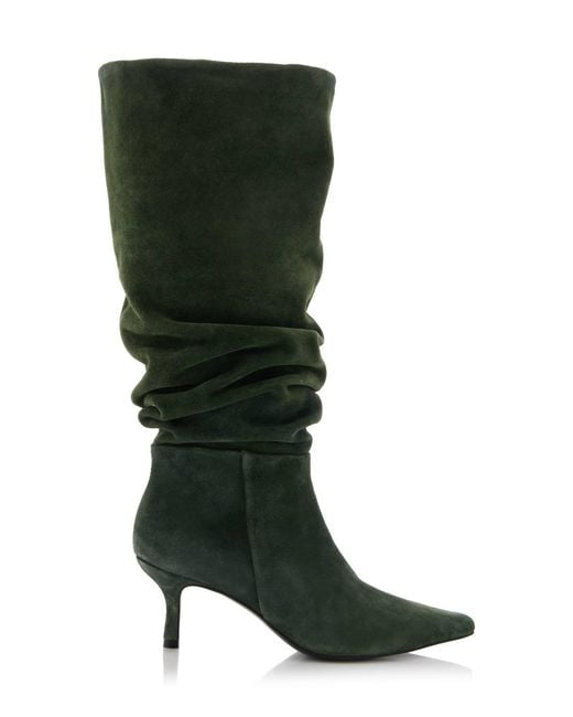 Jonathan Simkhai Green Jordi Suede Slouch Boot