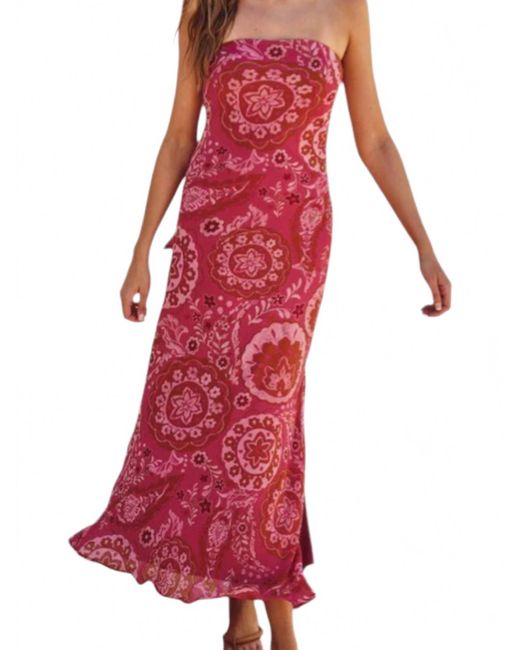 Dress Forum Red Stars Align Maxi Dress