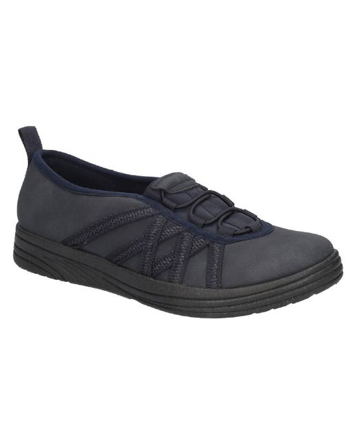 Easy Street Blue Makena Cushioned Footbed Active Slip-on Sneakers