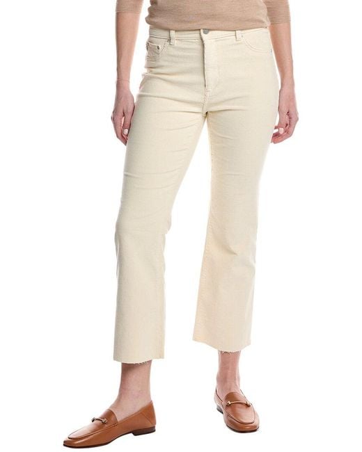 DL1961 Natural Bridget Cropped Corduroy Bootcut Pant