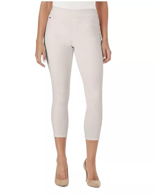 Nine West Natural Heidi Pull On Crop Pant