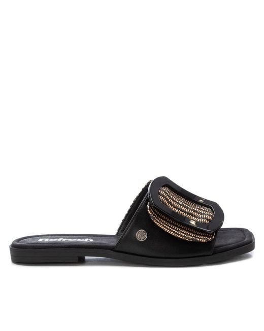 Xti Black Flat Slip