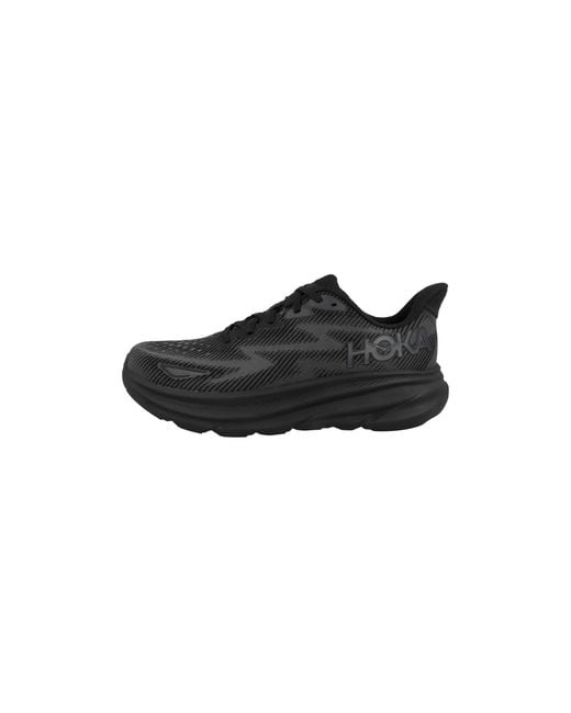 Hoka One One Black One Clifton 9 Road Running Shoes for men