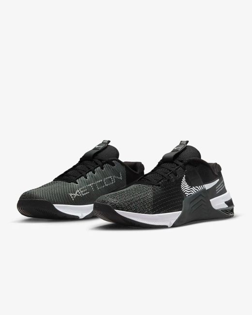 Nike Black Metcon 8 Do9328-001 Gray Low Top Workout Sneaker Shoes Btv20 for men