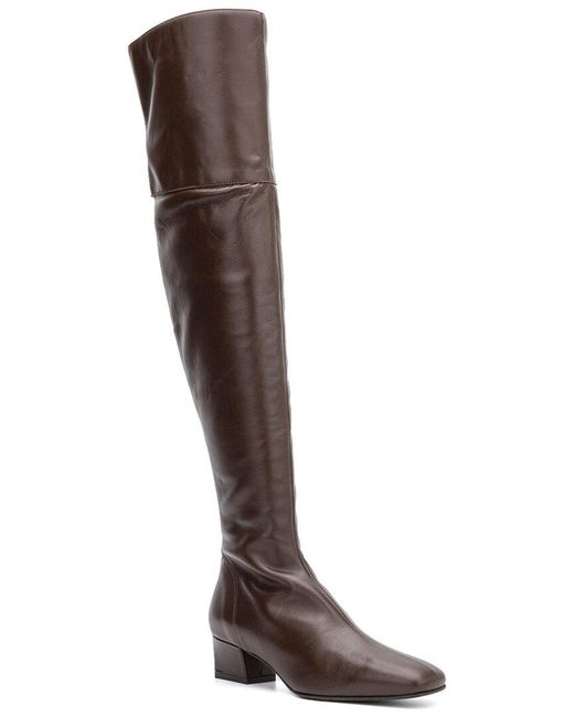 Aquatalia Brown Sancia Weatherproof Leather Boot