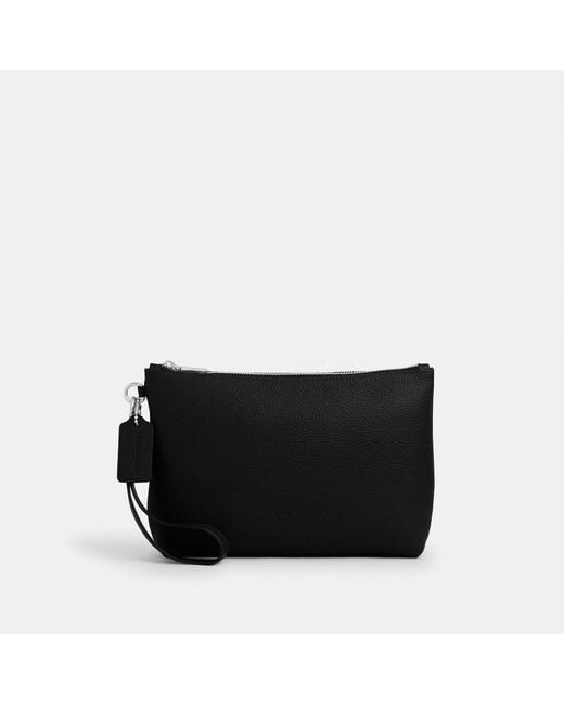 COACH Black Pouch for men