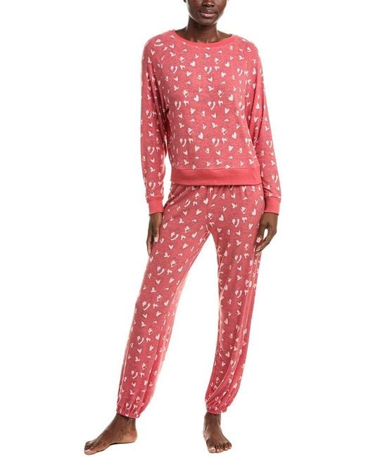 Honeydew Intimates Red 2pc Star Seeker Lounge Pant Set