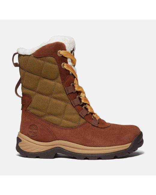 Timberland Brown Ledge Tall Waterproof Snow Boot