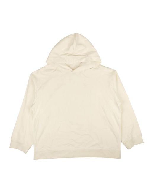 MM6 by Maison Martin Margiela Natural Logo Text Hoodie
