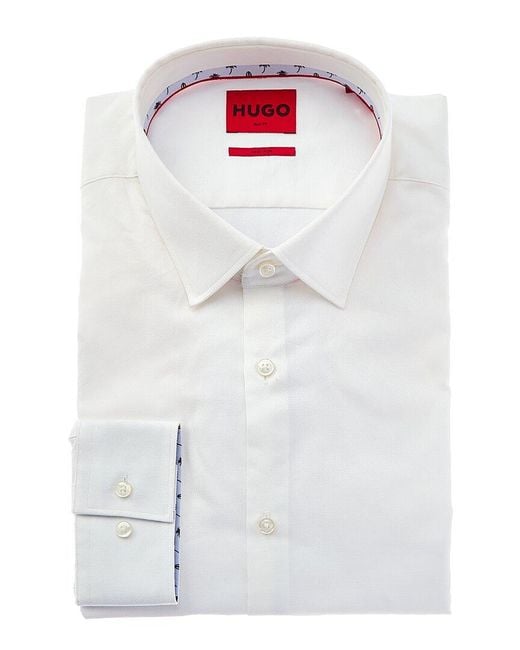 BOSS by HUGO BOSS Slim Fit Dress Shirt in White for Men Lyst