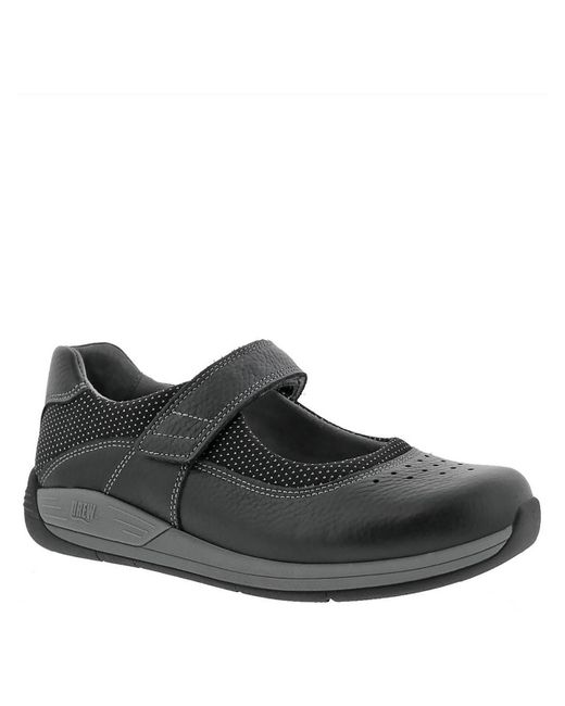 Drew Black Trust Leather Comfort Slip-on Sneakers