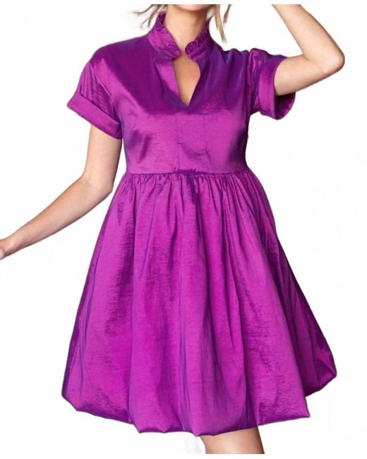 fitted lace wedding dress Pastel Gems Bubble Dress, Lavender / 2