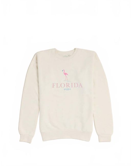 spartina 449 White Florida Pullover