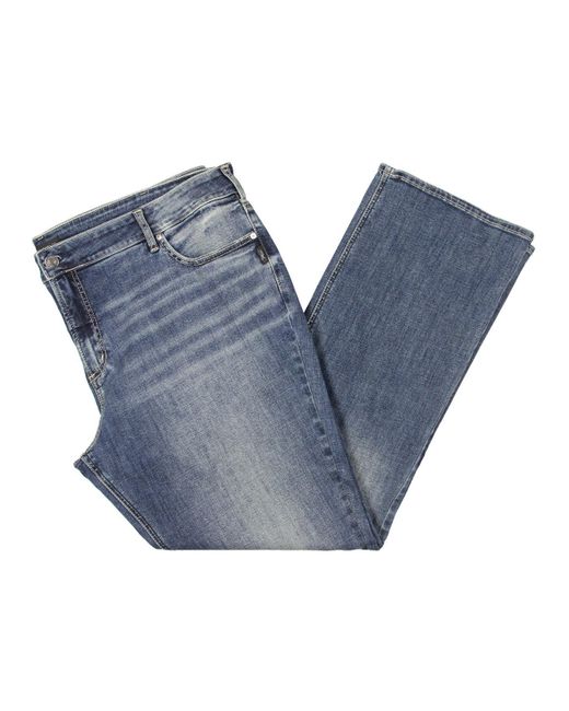 Silver Jeans Co. Blue Plus High Rise Medium Wash Bootcut Jeans