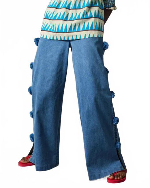 Hope for Flowers Blue Pom Pom Jeans
