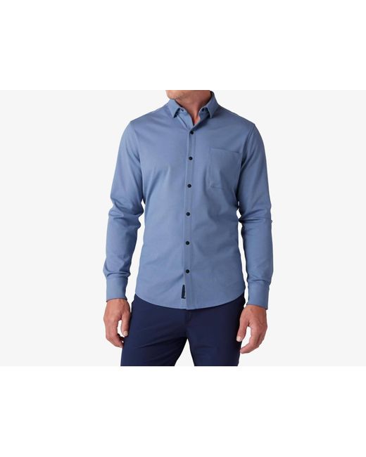 Mizzen+Main Blue Nolan Dress Shirt for men