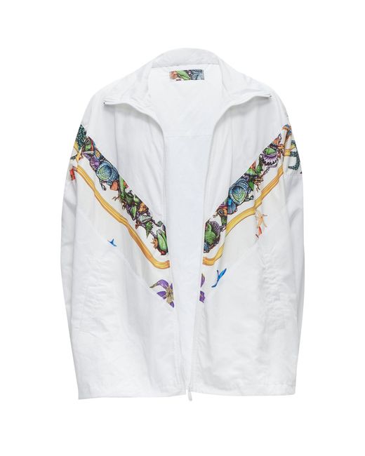 Versace White Tresor De La Mer Starfish Track Jacket for men