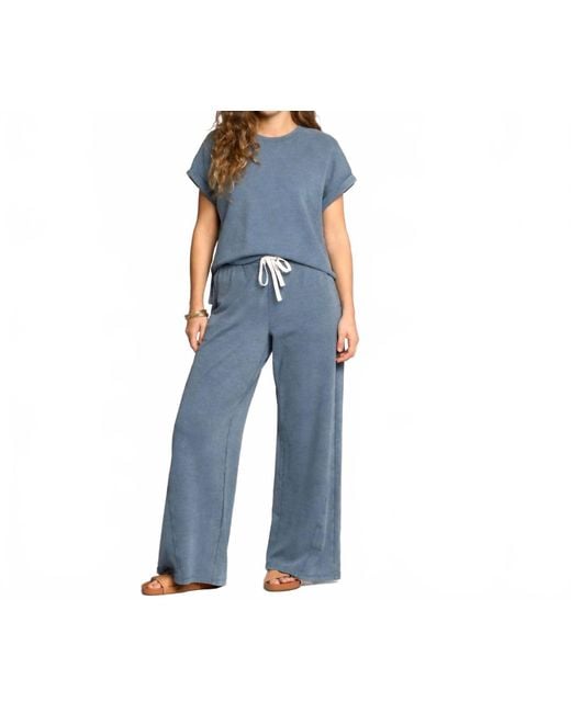 Thread & Supply Blue Washed Denim Nova Pants