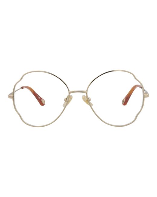 Chloé Multicolor Round-Frame Metal Optical Frames