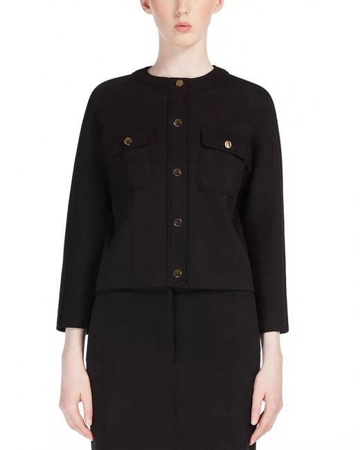 Max Mara Black Gradara Jacket