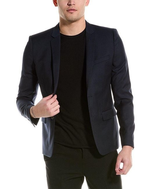 The Kooples Black Wool Suit Jacket for men