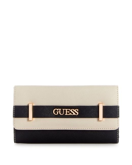 Guess Factory Thea Slim Clutch in White Lyst