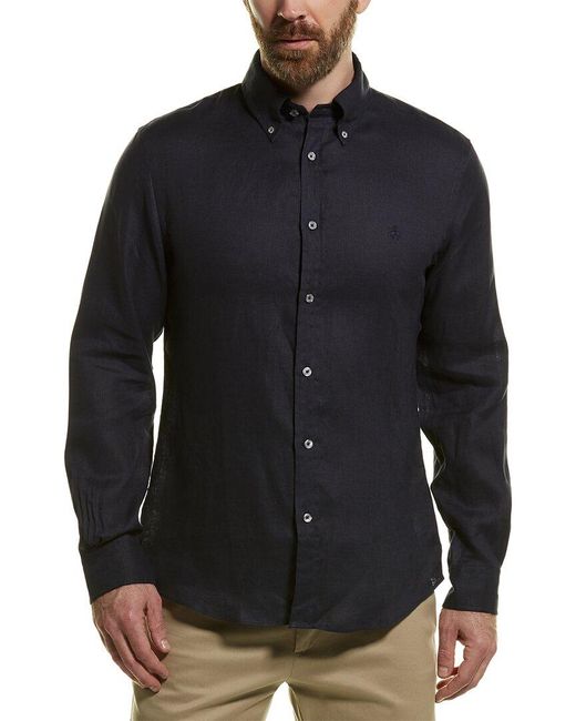 Brooks Brothers Regent Fit Linen Woven 