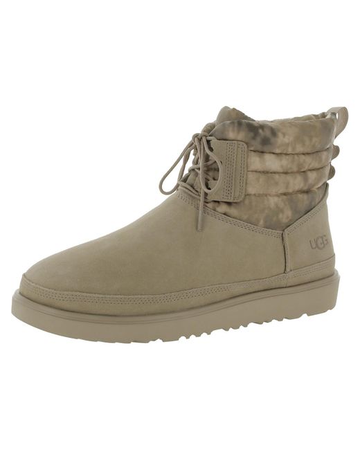 Ugg Natural Smokescreen Suede Round Toe Winter & Snow Boots for men
