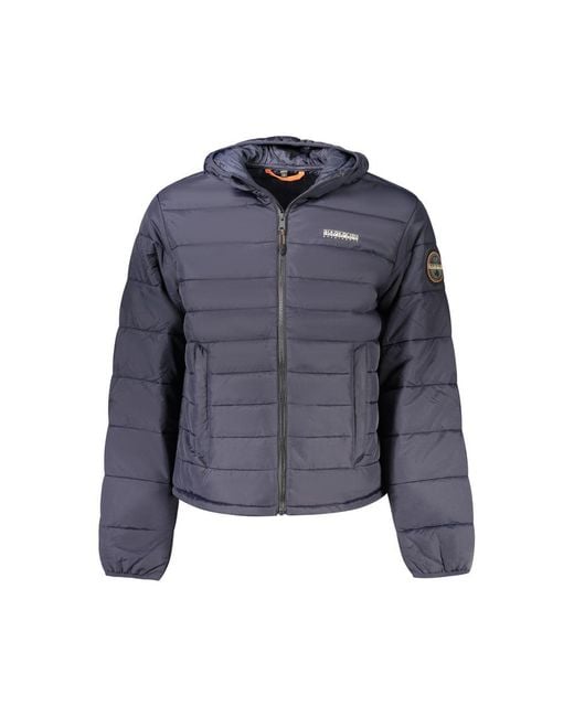 Napapijri Blue Polyamide Jacket for men