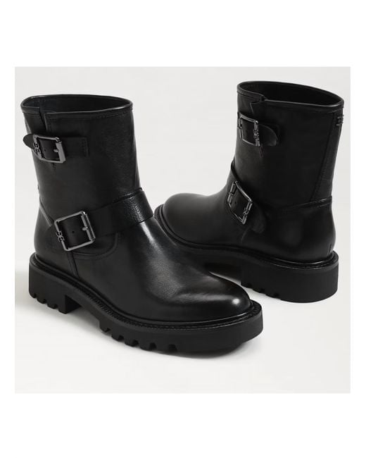 Sam Edelman Black Kinsley Motorcycle Boot