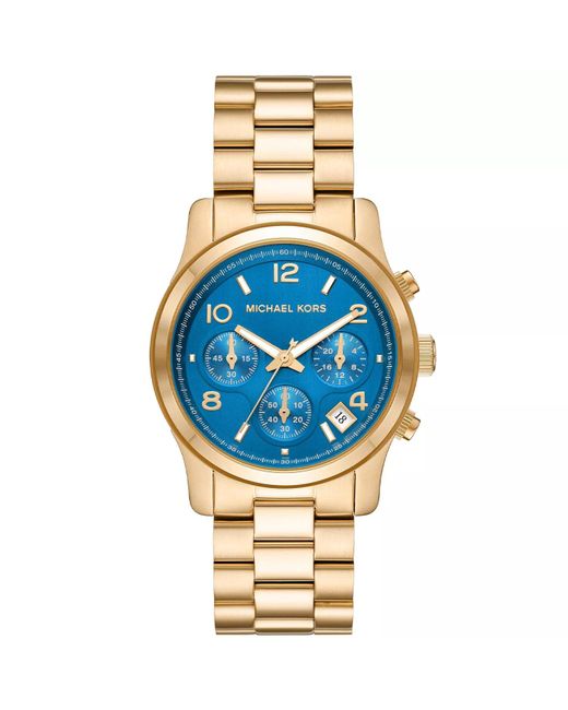 Michael Kors Runway Blue Dial Watch