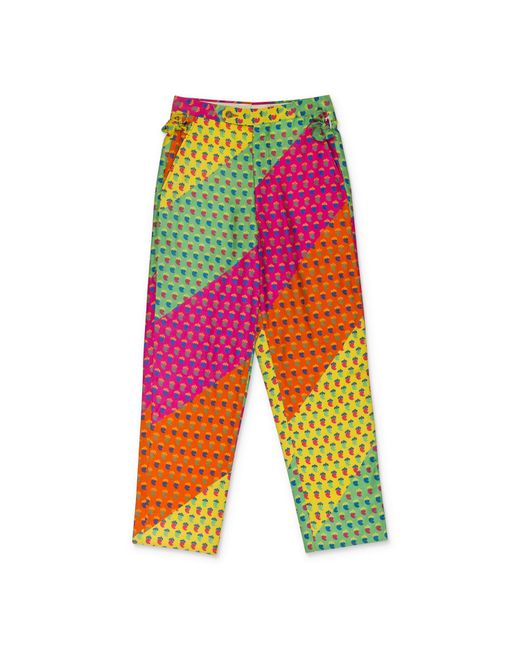 Bode Yellow Summer Paisley Pants for men