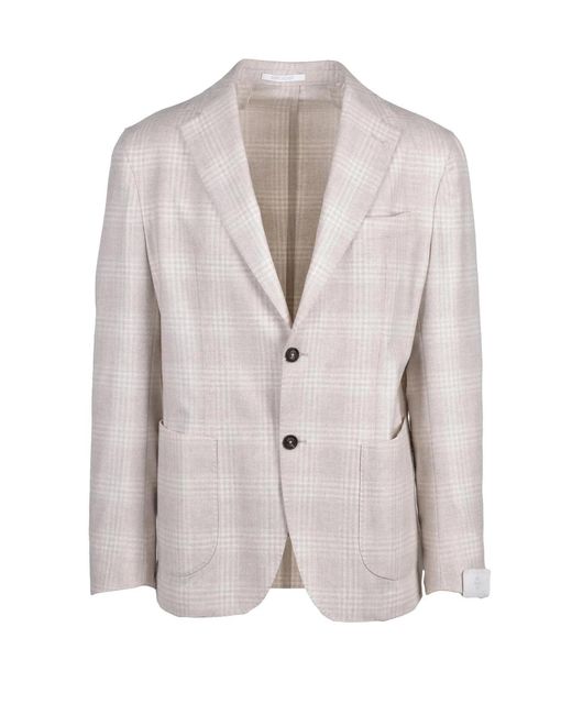 Eleventy Gray Fitted Blazer for men