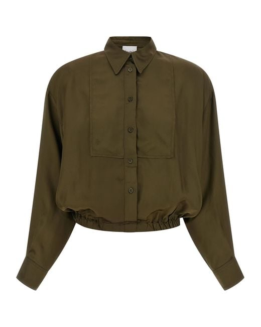 Nude Green Viscose Blouse
