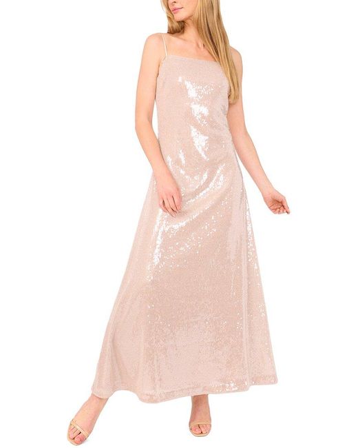 Ted Baker Pink Sequin Maxi Slip Dress