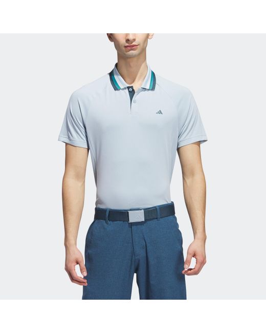 Adidas Blue Ultimate365 Tour Heat. Rdy Polo Shirt for men