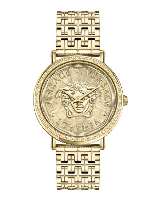 Versace Metallic V-dollar Bracelet Watch