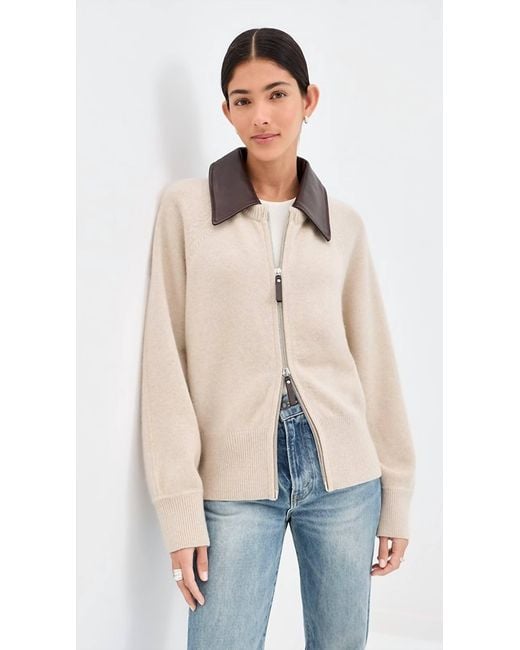 Brandon Maxwell Blue The Conrad Knit Jacket