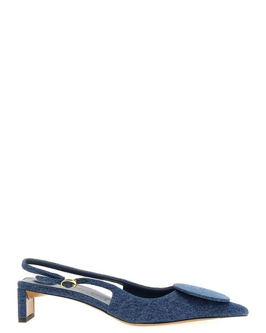 Jacquemus Blue 'Duelo B' Slingback