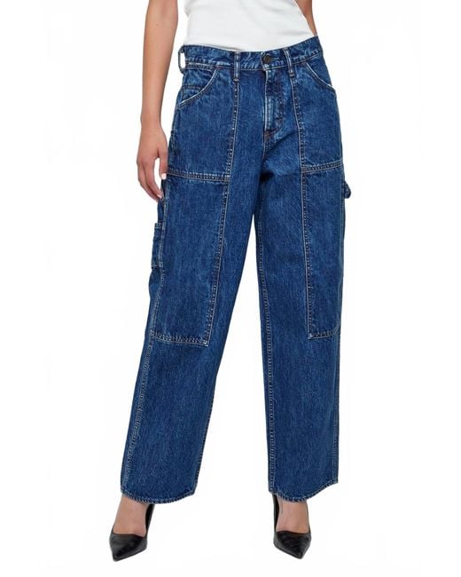 Moussy Blue Merrick Painter Pants