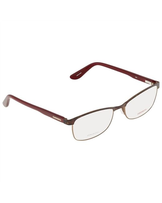 Carrera Brown Ca6644 Rectangular Eyeglasses