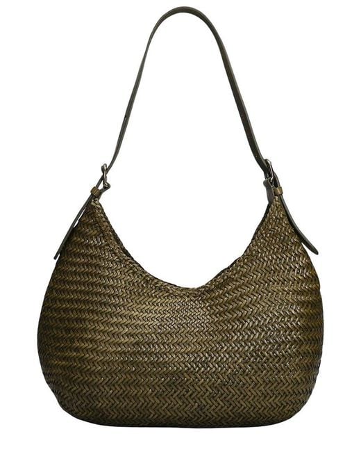 Dragon Diffusion Gray Luna Mezza Leather Tote