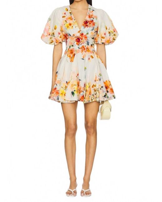 Hemant & Nandita Multicolor Saba Short Dress