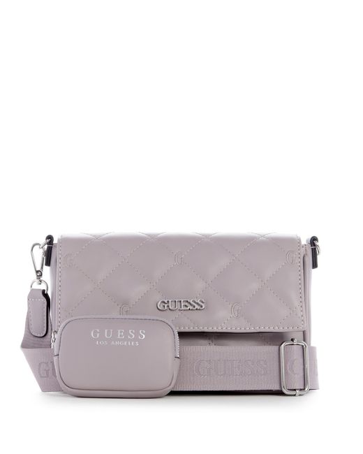 Guess Factory Markham Crossbody Fold Bag in Gray Lyst