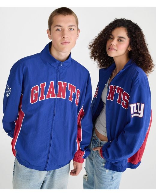 Aéropostale Blue New York Giants Full-Zip Track Jacket for men