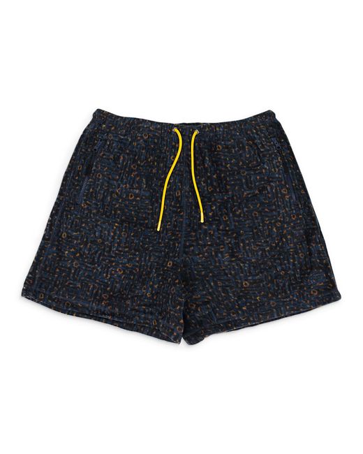 Aimé Leon Dore Blue New Balance Printed Fleece Shorts for men