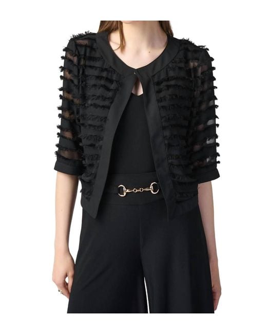 Joseph Ribkoff Black Evening Jacket